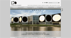 Desktop Screenshot of fondationvasarely.org